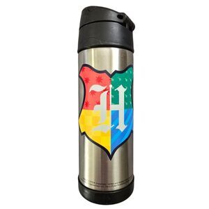 Harry Potter‎ Hogwarts Crest Thermos Brand 16 Oz. Stainless EUC